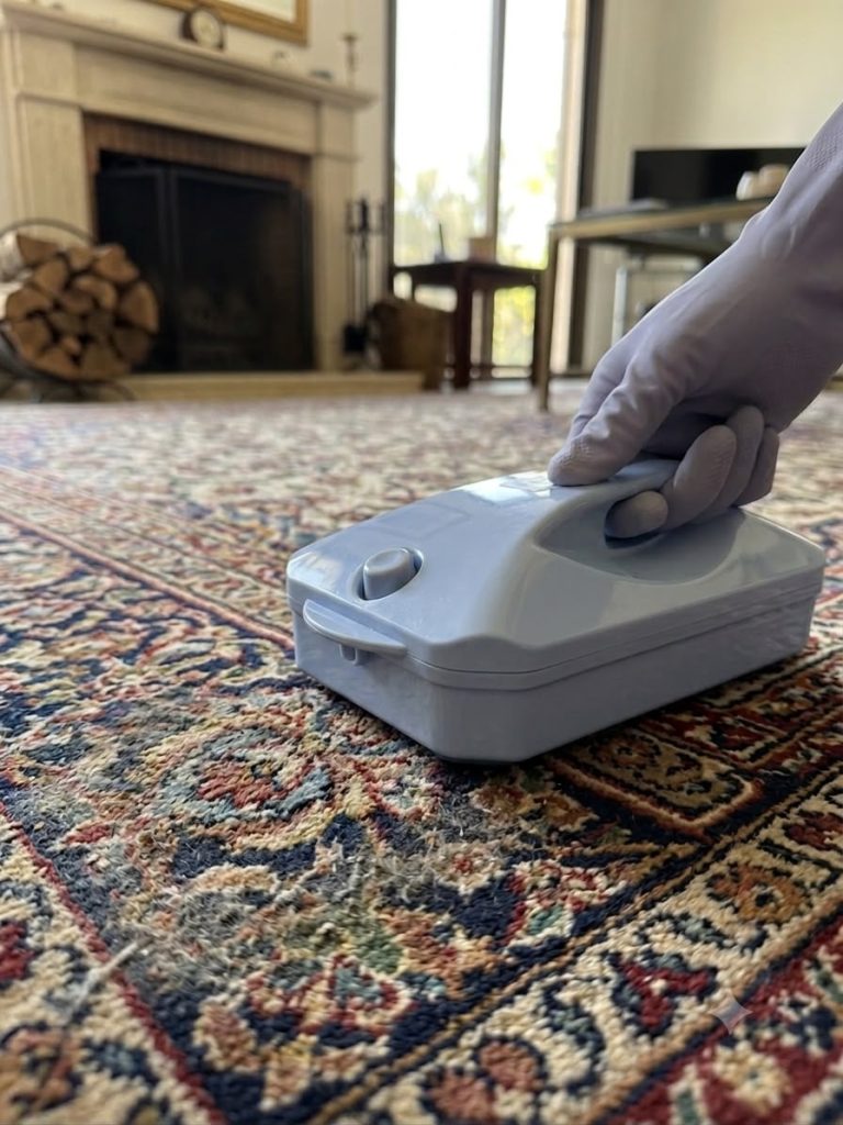 Brosse à  roulette